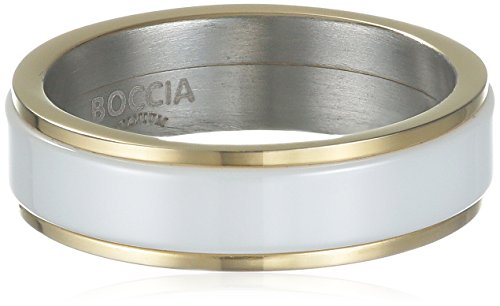 Bague Boccia en titane T60-0132-0360 pour un style moderne au quotidien