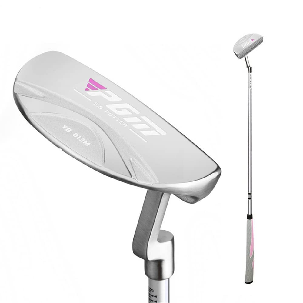 Club de golf putter pour droitier pour femme avec couvre-club de golf (argenté)
