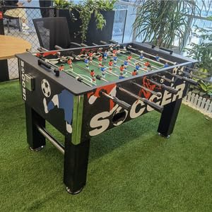 Image of JBB Black Diamond 55 inch Foosball Table, Strong and Sturdy Model for Adults, Perfect for Home, Office, Resorts, Hotels, Schools - Heavy Duty