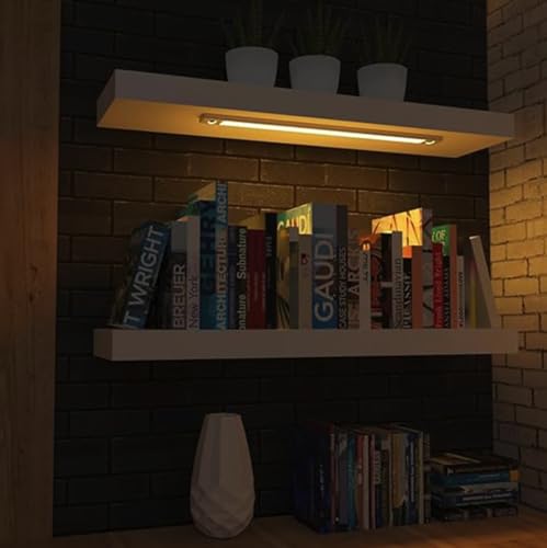 Image of Groeien 4W Ultra Slim Under Cabinet Lighting and Kitchen Lights Under Counter Lighting, LED Profile Light (Warm White, LED) (1, 1 FEET)
