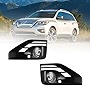 ROXX Fog Lights Assembly For 2017 2018 2019 2020 Nissan Pathfinder, OEM Driving Fog Lamps Replacement with H11 12V 55W Halogen Bulbs + Switch + Wiring Kit