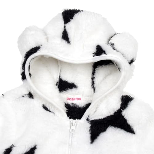 Image of JESKIDS Toddler Girls Boys Fleece Hoody Jacket Zip Up Teddy Coat Warm Winter Outwear