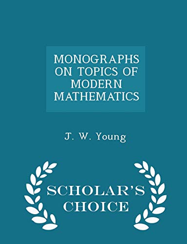 Monographs on Topics of Modern Mathematics - Sc... 1298318637 Book Cover