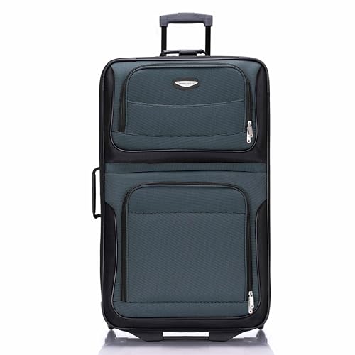 Image of Travel Select Amsterdam Softside Expandable Luggage with Rolling Wheels, Navy, 29-Inch Large