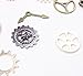 BIHRTC 100 Gram Mixed Color Antique Metal Steampunk Gears Charms Pendant Clock Watch Wheel Gear for Crafting, Jewelry Making Accessory (Assorted Color 1)
