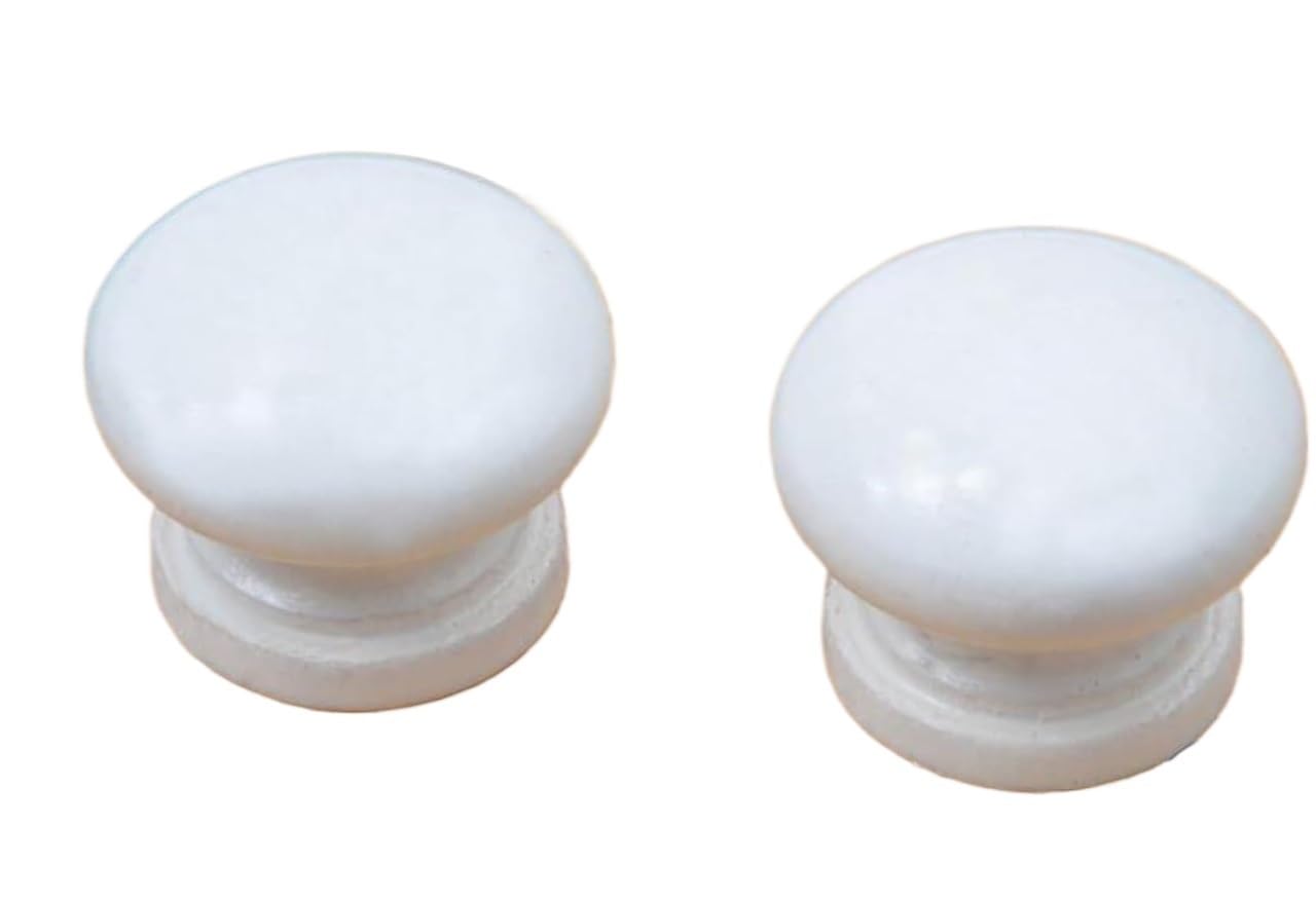 Tnbccxn Ab.20 Diameter 27Mm Cabinet Handles, Cabinet Handles,Furniture Solid Mushroom Drawer Knob 2 Pack(Ab.20 Diameter 27Mm)