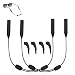 JBER Eyeglass Retainer, No Tail Eyeglasses and Sunglasses Holder Strap with 4 Anti-Slip Hooks (10-15.8 Inch)
