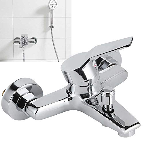 Shower Faucet Copper G1/2In Thread Wall Mounted Triple Mixer Tap Comfortable Grip For Household Bathroom Bathtub #TOP2