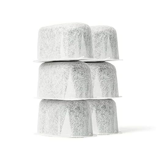 K&J 6-Pack of Compatible Mr. Coffee Water Filter Cartridges For Easy Measure and Dishwashable Coffee Makers