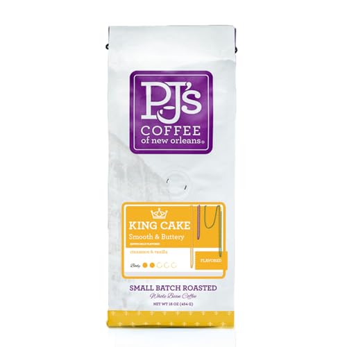 PJ's King Cake Whole Bean Coffee 16oz