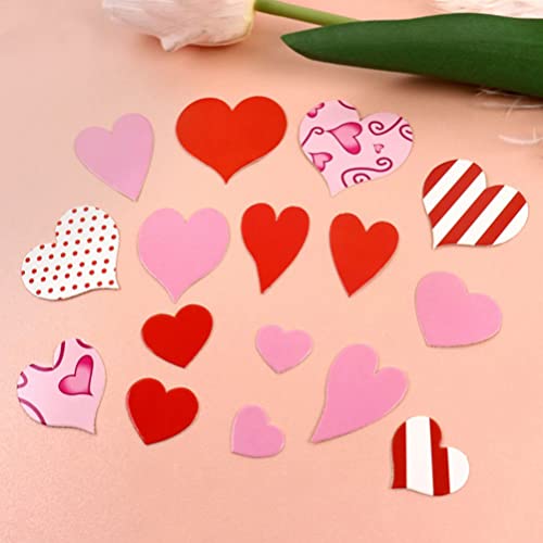 ABOOFAN 10Pcs Love Heart Cupcake Toppers Valentine Day Food Picks Cake Decorations for Wedding Brida