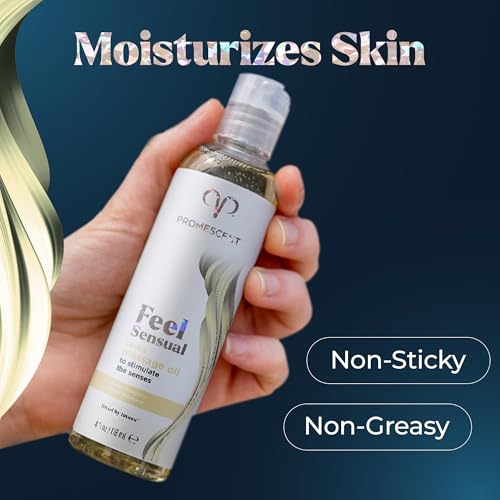 Promescent Massage Oil for Massage Therapy, Massage Oils for Date Night, Premium Body Oil for Men & Women to Relieve Stress & Sore Muscles, Essential Oils for Skin (4 oz) (Vanilla) - Thumbnail 6