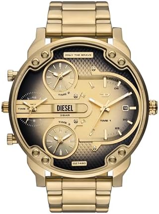 Diesel Mr. Daddy 2.0 Herrenuhr mit übergroßem Chronograph und Ede...