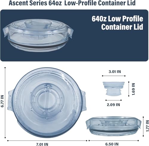 Lid compatible para Vitamix Ascent Series A3500 A3300 A2500 miniatura 2