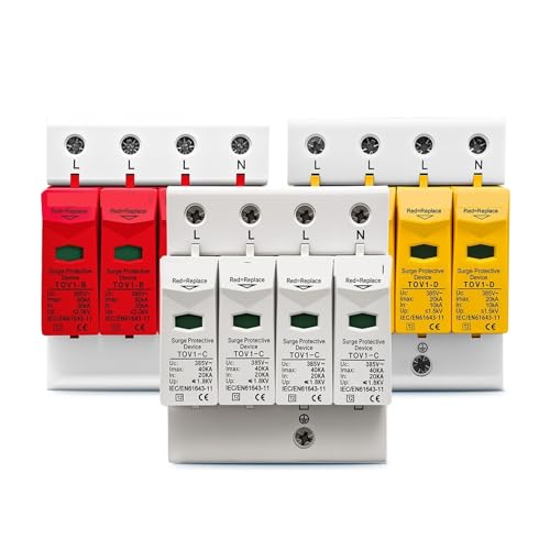 Parafoudre 275V AC SPD 4P idéal pour sécuriser le tableau électrique d'une maison individuelle