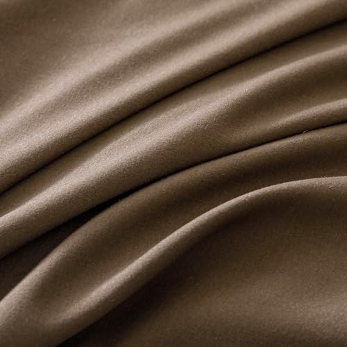 CLOTHKNOW Chestnut Brown Comforter Set Full Size 3Pcs Mocha Coffee Bedding Comforter Sets Brown Comforter with 2 x Pillow Cases by CLOTHKNOW - Used condition - Image 6
