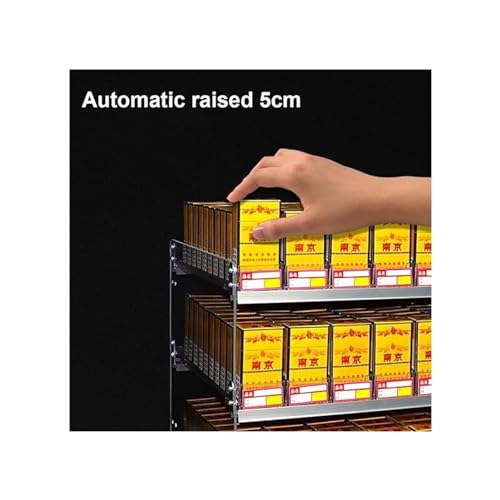 Présentoir à cigarettes de supermarché transparent avec pousse-cigarette automatique - 2