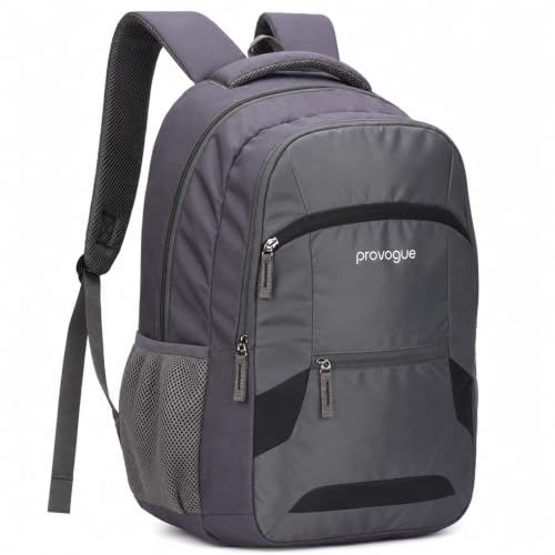 Image of Provogue SPRINT 15.6'' Laptop Backpack for Men & Women | 30L | 2 Main Compartments | 3-Pocket Organiser | 2 Front Pockets | 2 Bottle Holders | Rain Cover | College, Office & Trave