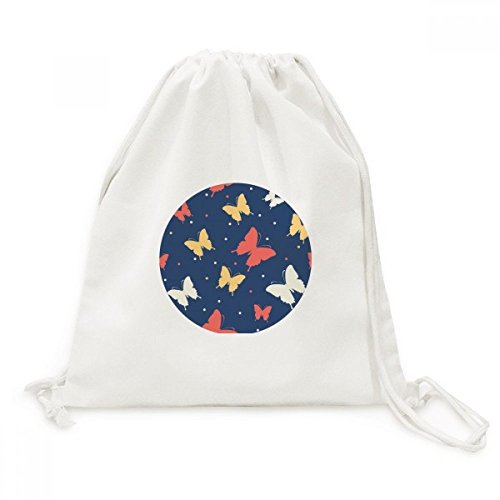 Sac de voyage coulissant avec motif papillon coloré en toile
