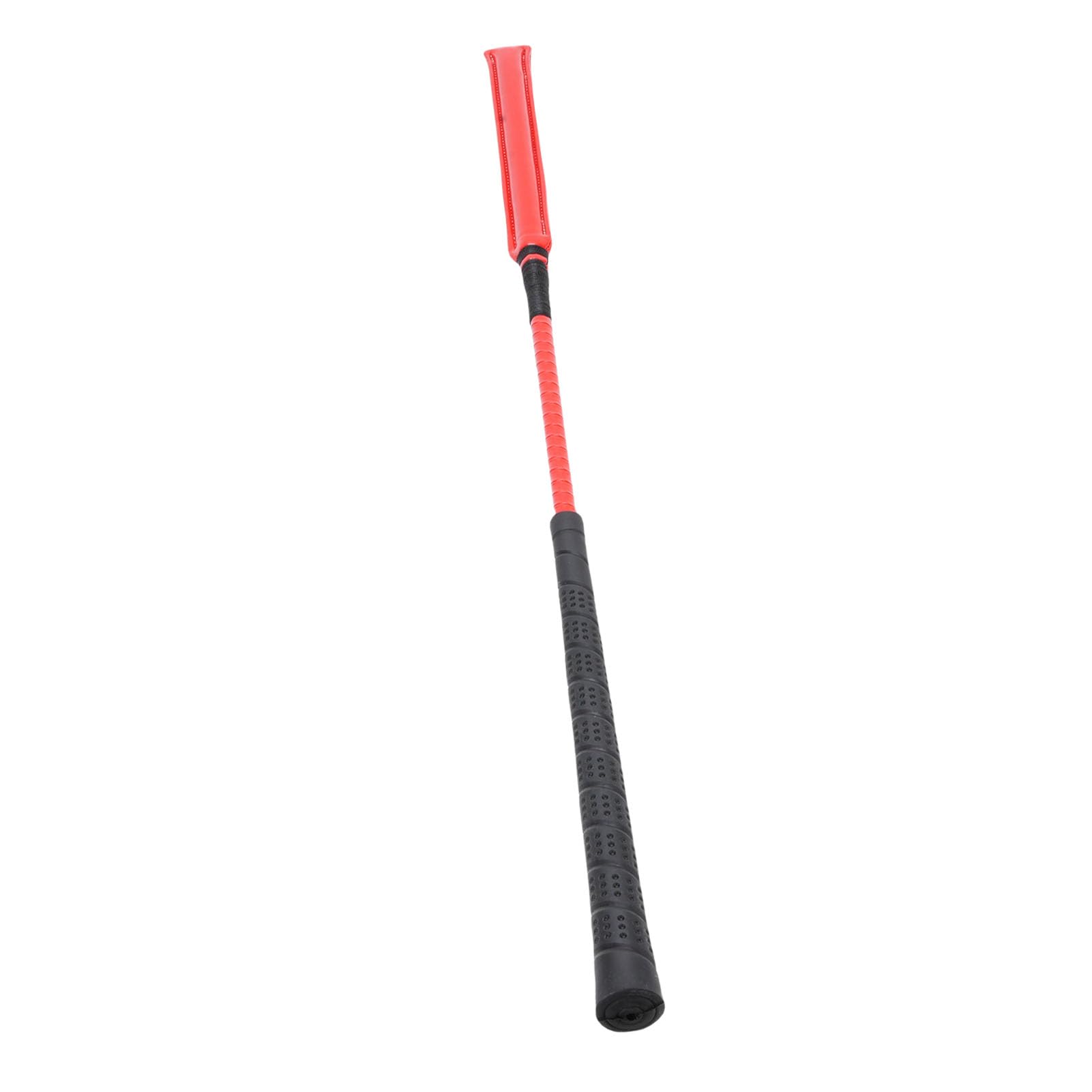 Ejoyous Frustino da Equitazione in Pelle Verniciata da 65 Cm con Manico in Silicone Antiscivolo Controllo Flessibile Struttura Resistente all'abrasione per Allenamenti Equestri e Cavalieri da Corsa