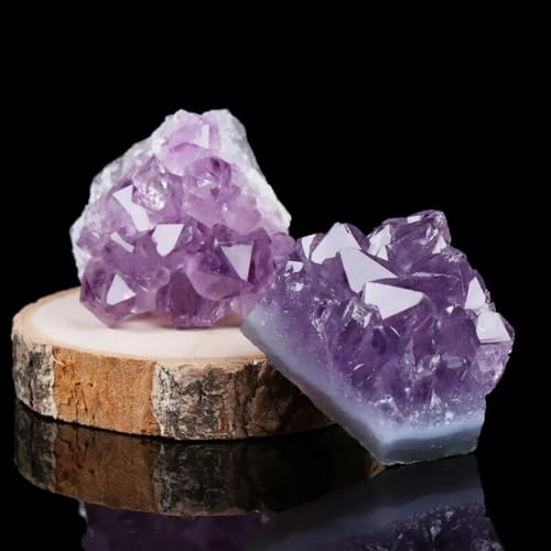 Géode d'améthyste en cristal violet, cadeau idéal d'artisanat