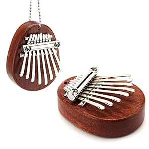 AIEX 8 Toetsen Mini Kalimba Duimpiano met Lanyard Pocket Duimpiano Draagbare Mbira Vingerpiano Cadeau voor Kinderen…