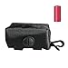 quierobe Pet Waste Bag Dispenser Dog Poop Bag Holder with Zippered Small Portable Dog Poop Bag Organizer Pouches with Hook for Leash, Great Accessory for Walking Running with Pet Dogs, 1 Pack