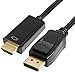 Produktbild ZWOOS DisplayPort auf HDMI Adapter, 1.8m 4k DisplayPort Stecker auf HDMI Stecker für Lenovo Dell HP