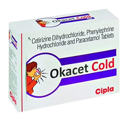 Okacet Cold - Strip of 10 Tablets