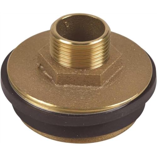 4032 1-1/2 in. x 3/4 in. Urinal Spud Black