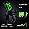 tenlamp RGB USB Condenser Microphone for Gaming Streaming Podcast - Cardioid with Touch Mute & Noise Reduction, Dynamic RGB Lights, Gain Knob, Headphone Monitoring, Plug and Play for PC Mac Phone