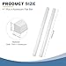 MECCANIXITY Square Aluminum Flat Bar, 1/2