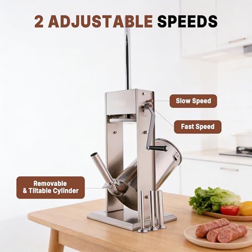 Commercial Sausage Stuffer Vertical Design