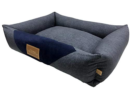 Cama Fábrica Pet para Cães, Gigante, Azul