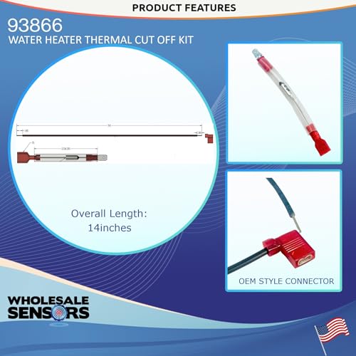 Image of Replacement for Atwood 93866 (4 Pack) RV Water Heater Thermal Cut Off Kit 12 Month Warranty & USA Support