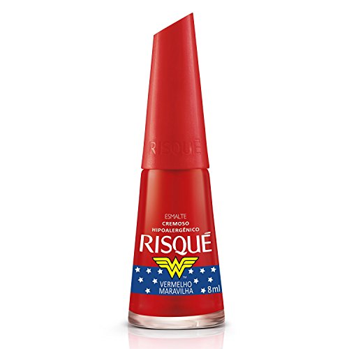 Risque Niasi Nail Polish - Edicao Especial Mulher Maravilha (Vermelho Maravilha)