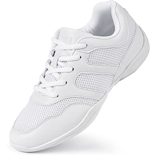 CADIDL - CADIDL Cheer Shoes Damen Weiß Cheerleading Tanzschuhe, Weiß (Damengröße), 38 EU