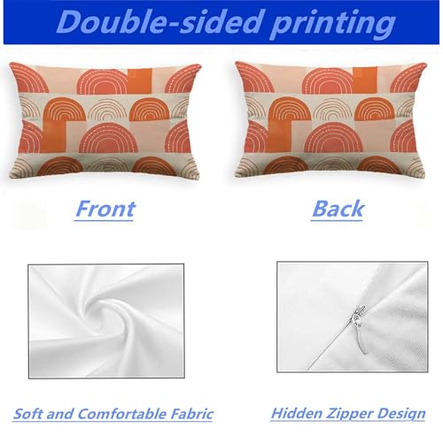 Funda cojin para sala de estar rectangular en terciopelo y diseño nórdico doble cara 4