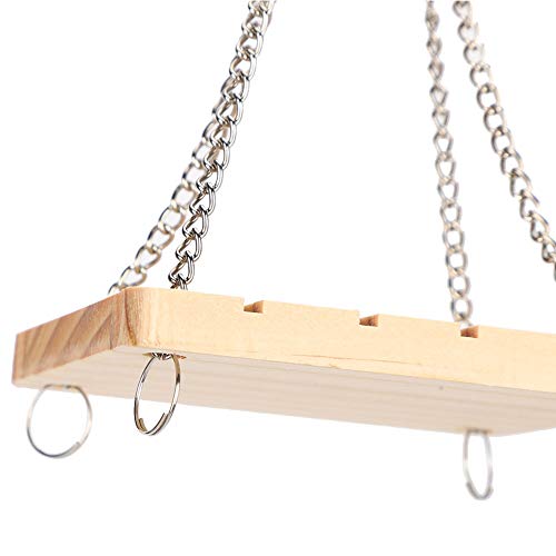 Acouto Balanço de Madeira de Pet-animal de Estimação e Presunto Com Design I-skid para Brincar e Des