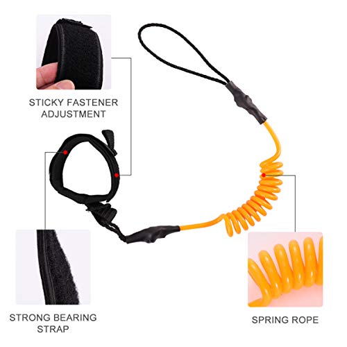 BESPORTBLE, correia elástica para prancha de surfe, corda de perna para prancha de surfe, corda de s