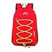 CLEVER BEES Outdoor Water Resistant Hiking Backpack, Red