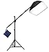 StudioFX H9004SB2 2400 Watt Large Photography Softbox Continuous Photo Lighting Kit 16