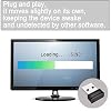 Undetectable Mouse Jiggler Shaker USB Mouse Mover for Computer Laptop, Automatic Mini Mouse Shaker Driver-Free Mouse Movement Simulator Keep Computer Awake, Plug-and-Play