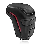Aumzong Shift Knob Handle Replacement for Automatic Gear Stick Compatible with Toyota Tacoma TRD PRO 2016-2021 Black Red #PTR57-35170