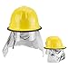 Firefighter Hard Hat, Fireman Safety Helmet with Aluminum Foil Prevention Flame-retardant Pierce for Work, Home, Firefighter, Work at Height