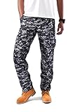 BACKBONE Mens Fashion Bright Camouflage Cargo Pants Military Combat Style BDU Pants (XXL, Subdued Urban Digital)