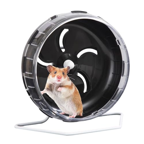 Rueda de hámster para correr, rueda de ejercicio silenciosa ajustable para hámster, multifuncional, portátil, juguetes para correr, accesorios para el hogar, dormitorio, apartamento y dormitorio