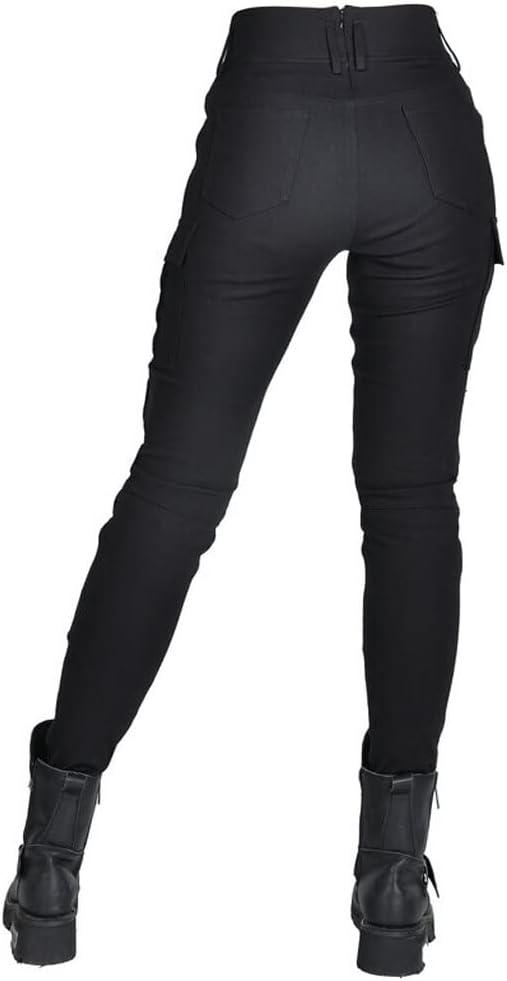 Reinforced with Aramid Women Motorcycle Riding Pants CE Armor Slim Fit Knight Antifall Motorcross Racing Trousres Cargo