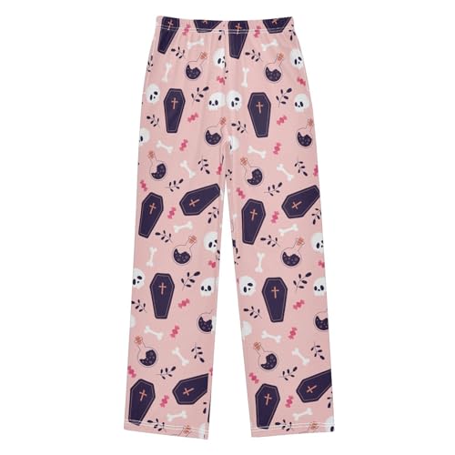Halloween Spooky Pumpkin Boys Pants for Kids Jogger Pants with Pockets S-XL