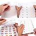 Cold Seal Medication Blister Cards, XL Controlled & Unit Dose Pill Packaging System 6 Pack, Color Coded, Easy Perforated Separation, No Sealing Equipment Needed